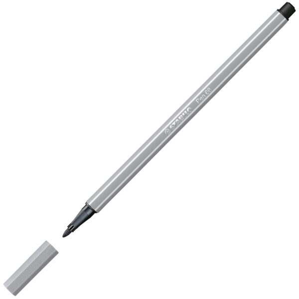 STABILO Pen 68 - gris - Carton de 10 pièces – Image 2