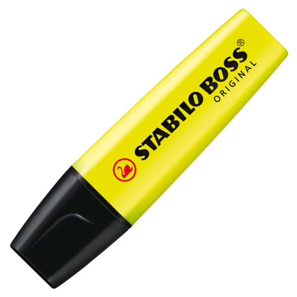STABILO BOSS ORIGINAL - jaune - Carton de 10 pièces