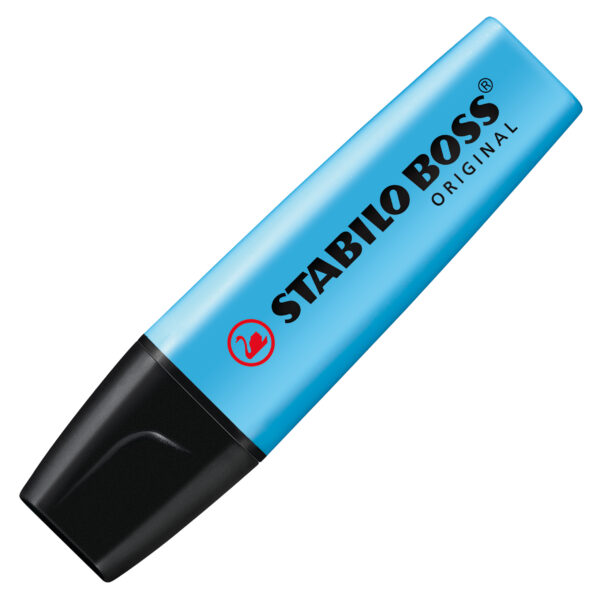 STABILO BOSS ORIGINAL - bleu - Carton de 10 pièces