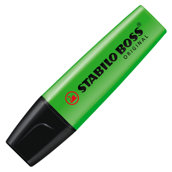 STABILO BOSS ORIGINAL - vert - Carton de 10 pièces