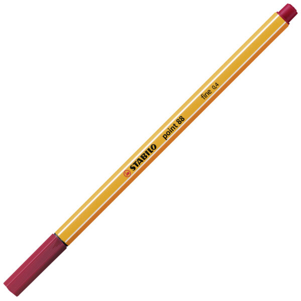 STABILO point 88 - rouge bordeaux