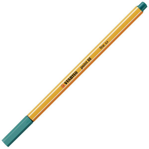 STABILO point 88 - bleu vert - Carton de 10 pièces