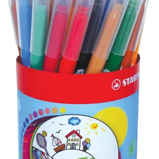 Pot métal x 36 STABILO Trio A-Z - 12 coloris assortis