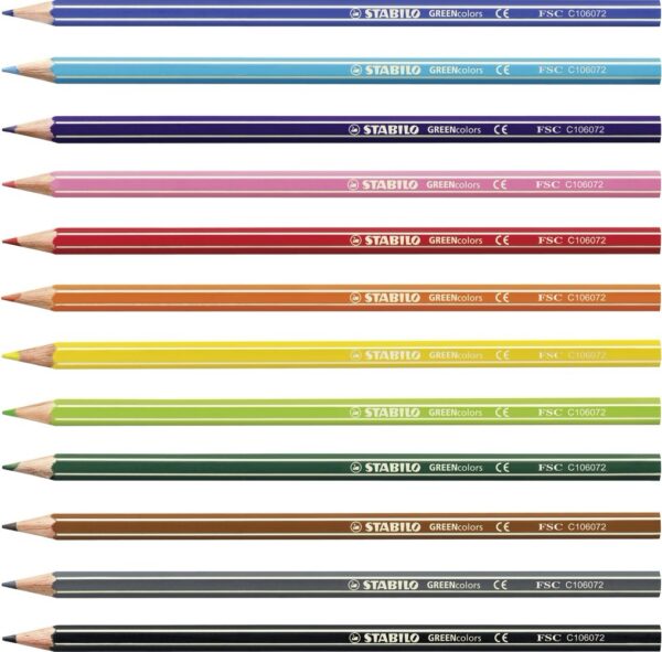 Etui carton x 12 STABILO GREENcolors - Carton de 12 pièces – Image 2