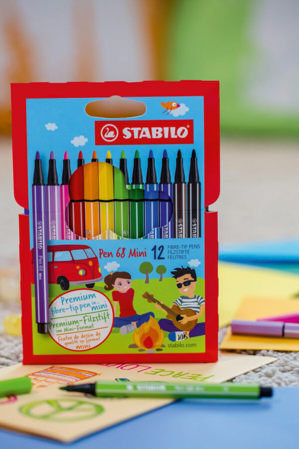 Etui carton x 12 STABILO Pen 68 Mini - Carton de 10 pièces – Image 5