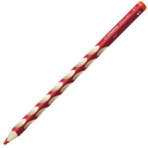 STABILO EASYcolors droitier - rouge - Carton de 12 pièces