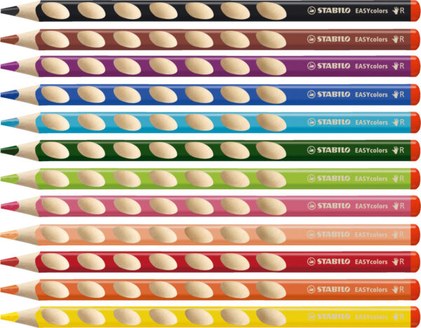 Etui carton x 12 STABILO EASYcolors droitier - Carton de 12 pièces – Image 2