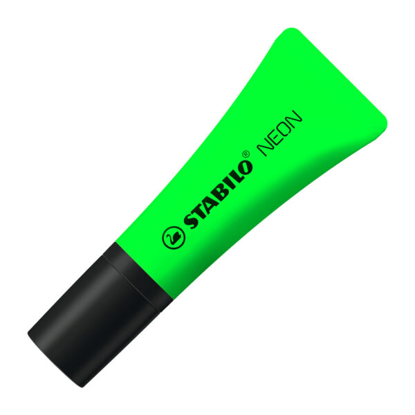 STABILO NEON - vert - Carton de 10 pièces