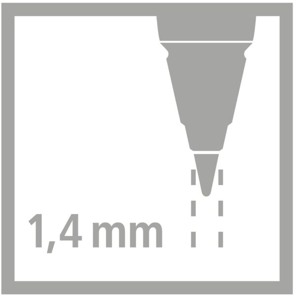 Tube x 6 mines HB STABILO EASYergo 1.4 – Image 3