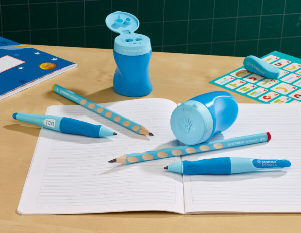 STABILO EASYsharpener droitier - bleu - Carton de 3 pièces – Image 4