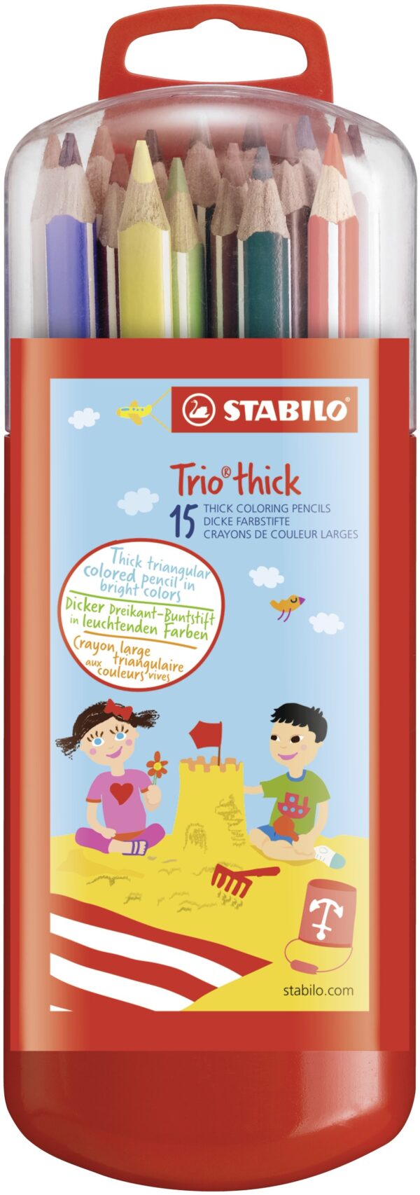 Etui malin x 15 STABILO Trio