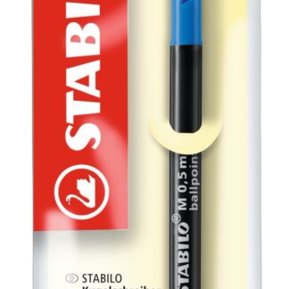 Ecopack x 1 recharge stylo-bille STABILO - bleu - Carton de 10 pièces