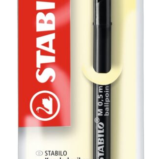 Ecopack x 1 recharge stylo-bille STABILO - noir - Carton de 10 pièces