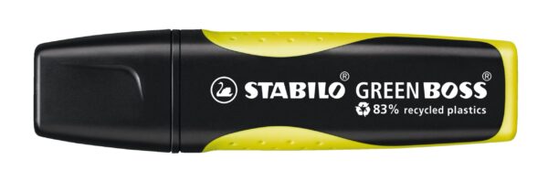 STABILO GREEN BOSS - jaune - Carton de 10 pièces