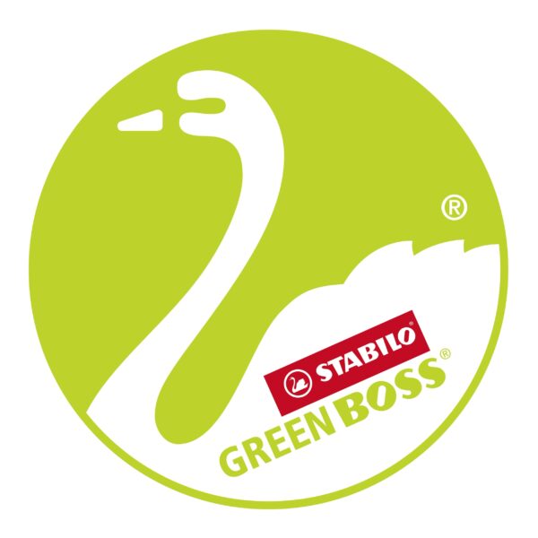 Etui carton x 4 STABILO GREEN BOSS - jaune + vert + orange + rose - Carton de 5 pièces – Image 6