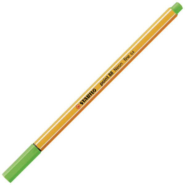 STABILO point 88 - vert fluo - Carton de 10 pièces