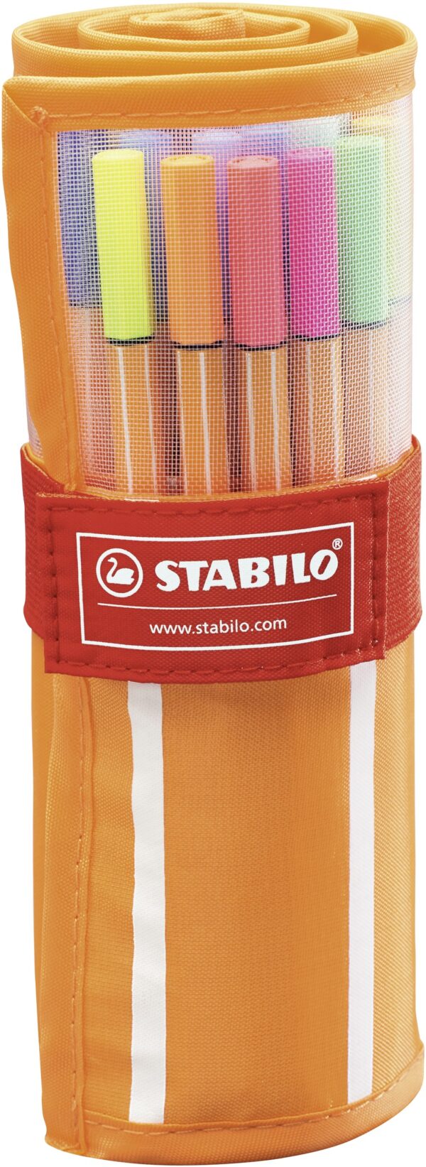 Rollerset x 30 STABILO point 88 - coloris assortis dont 5 fluo