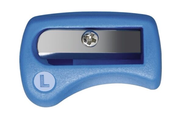 Blister x 1 STABILO EASYergo 3.15 gaucher + 1 taille-crayon - bleu – Image 3