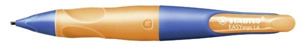Blister x 1 STABILO EASYergo 1.4 droitier + 3 mines HB - orange/bleu – Image 2