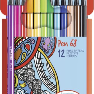 Etui carton x 12 STABILO Pen 68