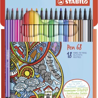 Etui carton x 18 STABILO Pen 68