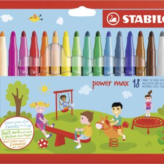 Etui carton x 18 STABILO power max
