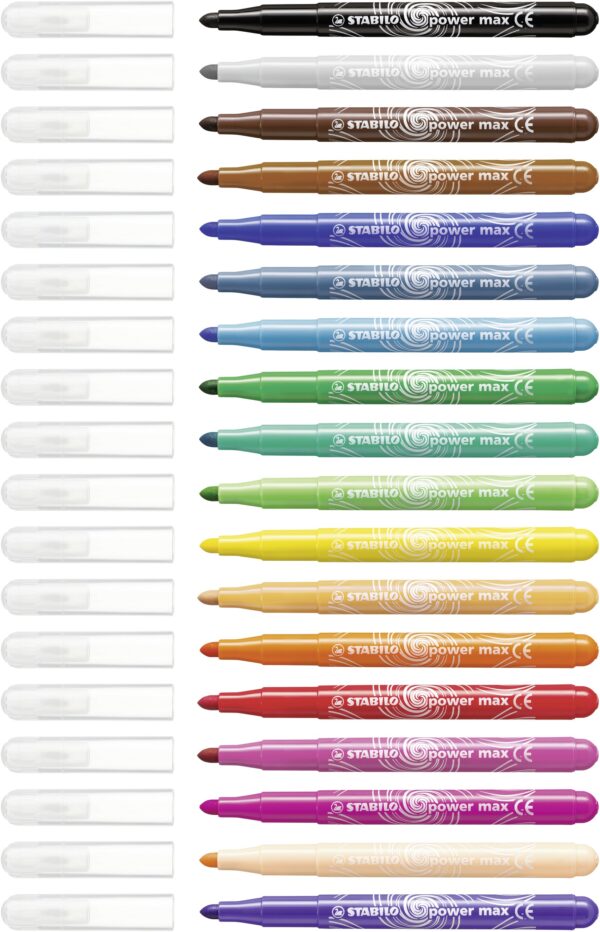 Etui carton x 18 STABILO power max - Carton de 6 pièces – Image 2