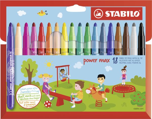Etui carton x 18 STABILO power max - Carton de 6 pièces – Image 6