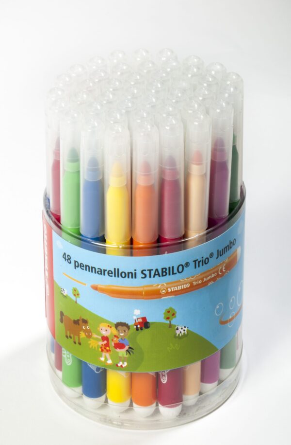 Etui carton x 12 STABILO Trio Jumbo