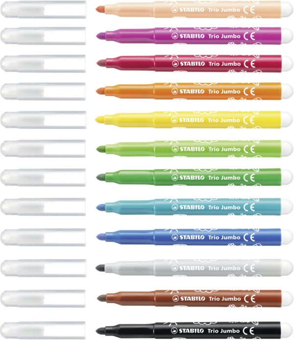 Etui carton x 12 STABILO Trio Jumbo – Image 3