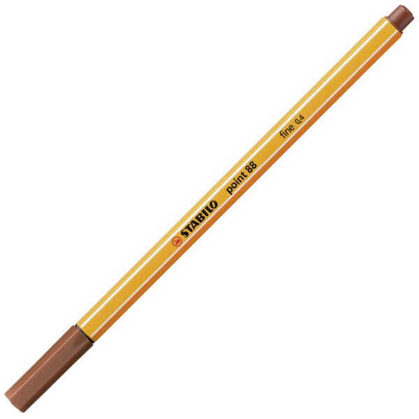 STABILO point 88 - marron rouille