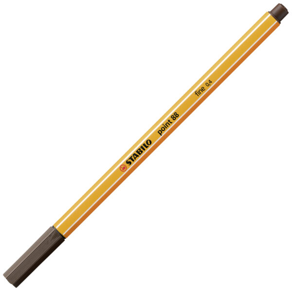 STABILO point 88 - marron foncé - Carton de 10 pièces