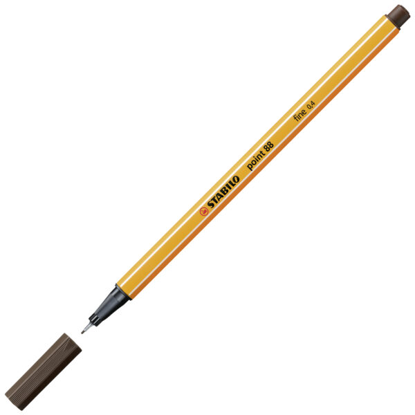 STABILO point 88 - marron foncé - Carton de 10 pièces – Image 2