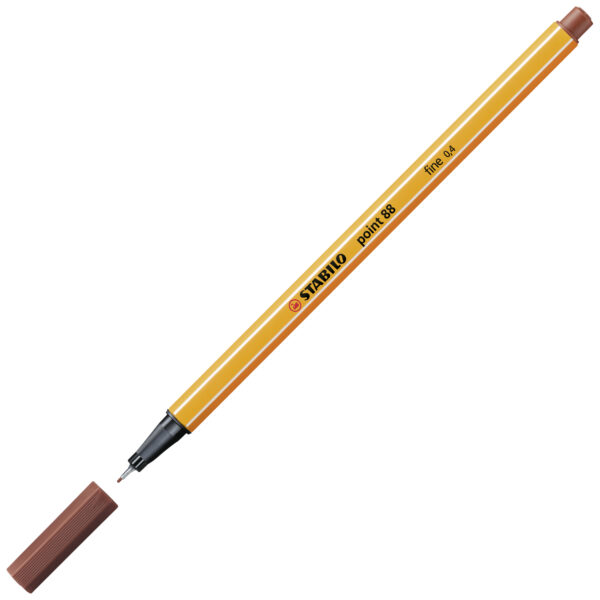 STABILO point 88 - marron chocolat – Image 2
