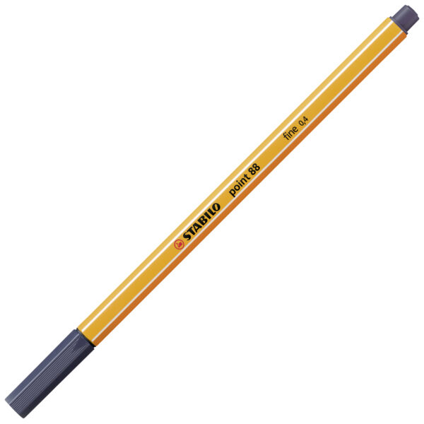 STABILO point 88 - bleu gris foncé - Carton de 10 pièces