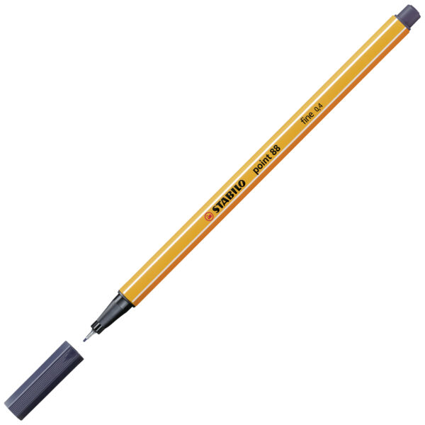 STABILO point 88 - bleu gris foncé - Carton de 10 pièces – Image 2