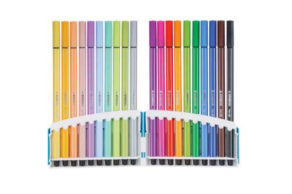 ColorParade x 20 STABILO Pen 68 boîtier turquoise - dont 10 pastel - Carton de 10 pièces – Image 2