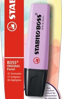 Blister carton x 1 STABILO BOSS ORIGINAL Pastel - brume de lilas