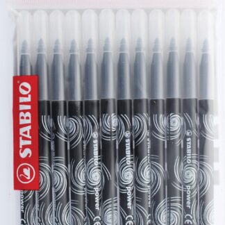 Recharge schoolpack x 12 STABILO power - noir