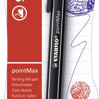 Blister x 1 STABILO pointMax - noir