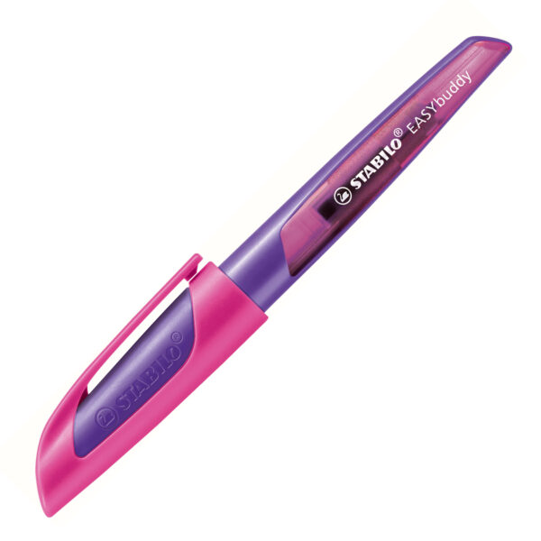 STABILO EASYbuddy Twilight Sky Plume M pour tous - rose/violet foncé