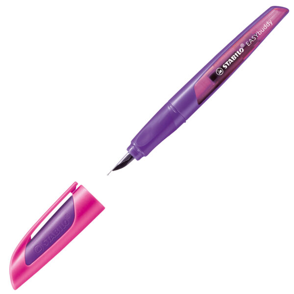 STABILO EASYbuddy Twilight Sky Plume M pour tous - rose/violet foncé – Image 2
