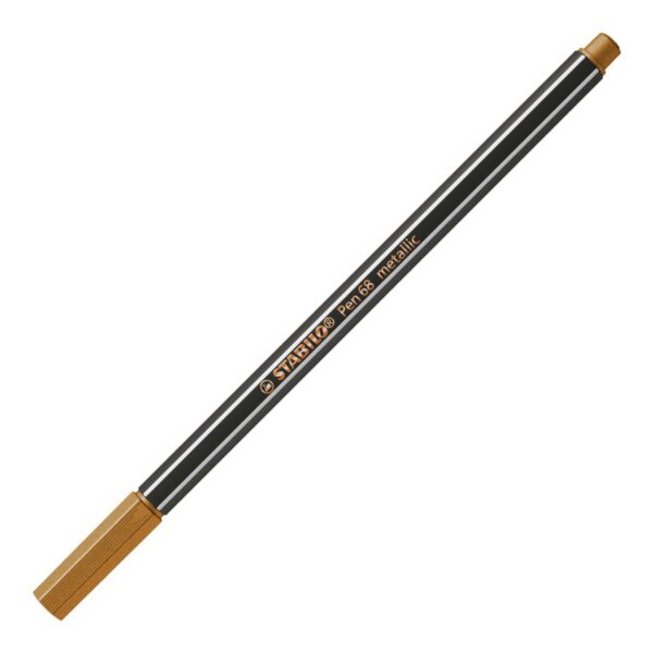 STABILO Pen 68 metallic - cuivre - Carton de 10 pièces