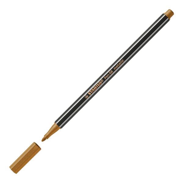 STABILO Pen 68 metallic - cuivre - Carton de 10 pièces – Image 2