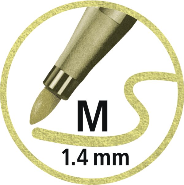 STABILO Pen 68 metallic - cuivre - Carton de 10 pièces – Image 9