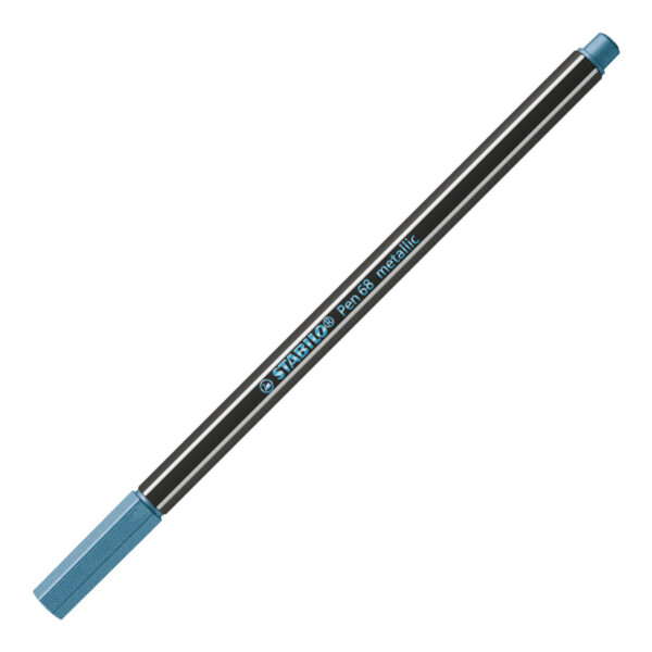 STABILO Pen 68 metallic - bleu métallisé
