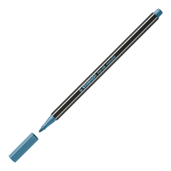 STABILO Pen 68 metallic - bleu métallisé – Image 2