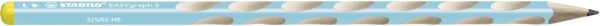 STABILO EASYgraph S HB gaucher - bleu ciel - Carton de 6 pièces