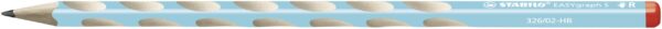 STABILO EASYgraph S HB droitier - bleu ciel