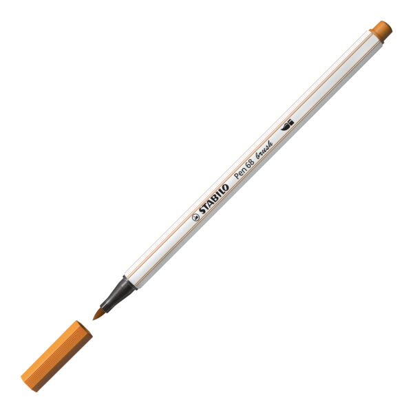 STABILO Pen 68 brush - marron clair - Carton de 10 pièces – Image 2